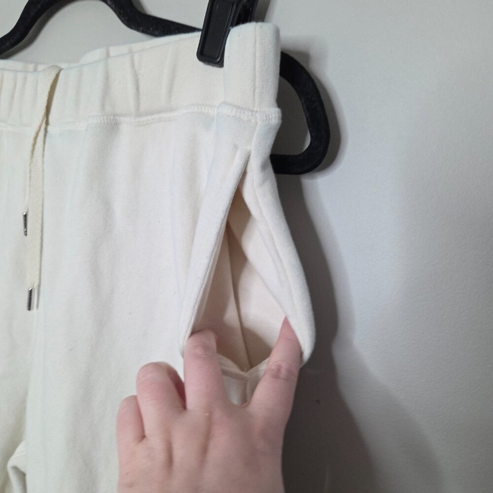 SUNSPEL Solid Cream Loopback Jogger Sweatpants - image 3